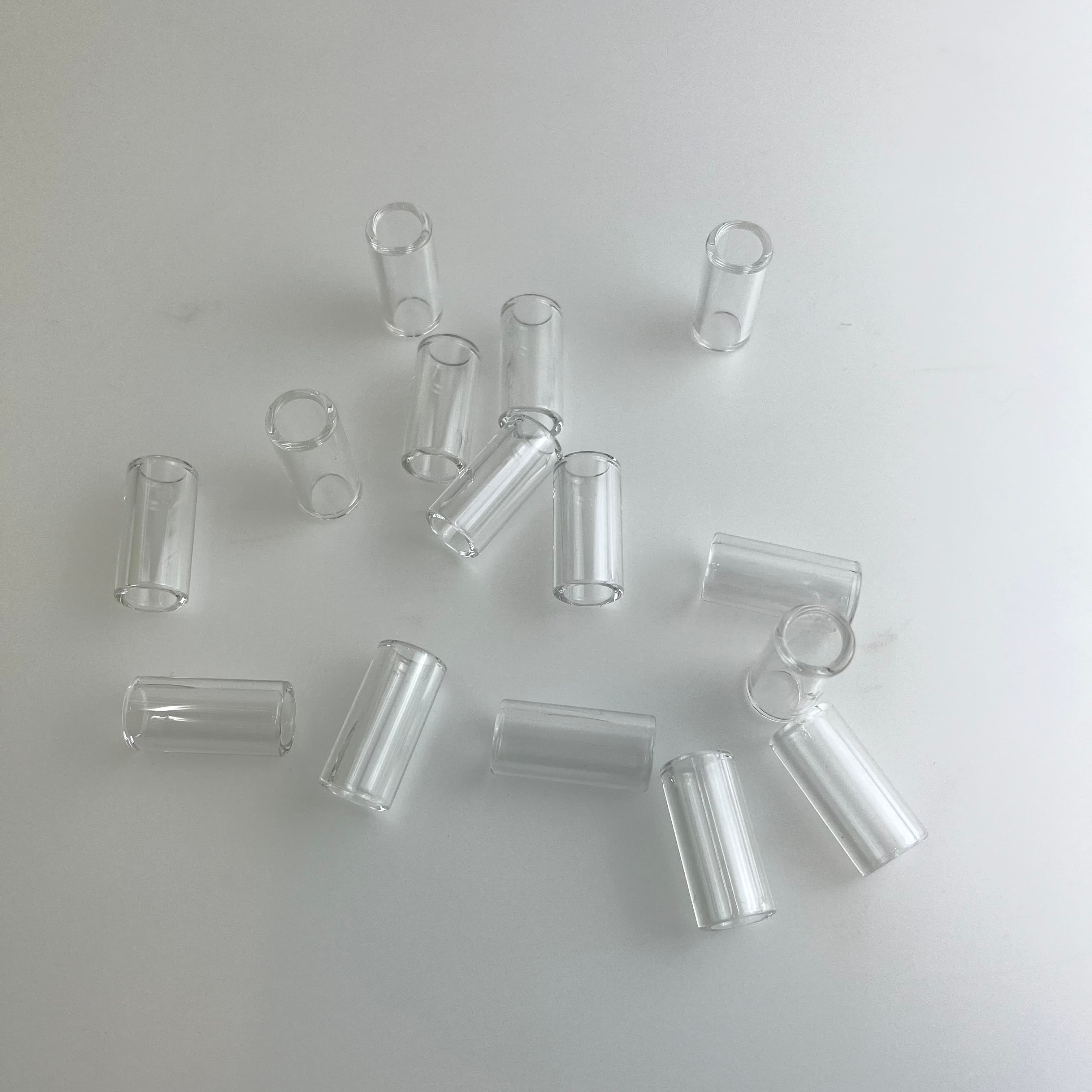 Clear glass filter tip for pre roll